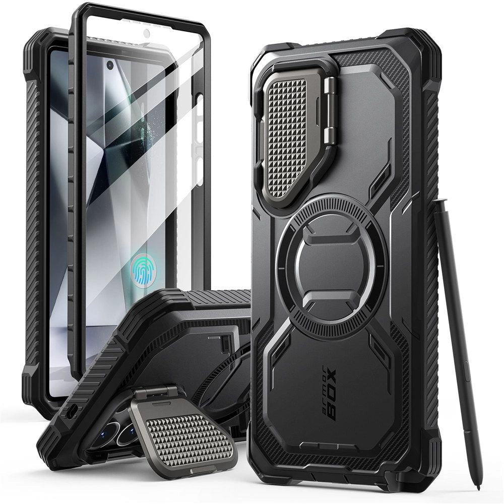 Etui Supcase IBLSN Armorbox Mag na Samsung Galaxy S25 Ultra - czarne – zdjęcie 2