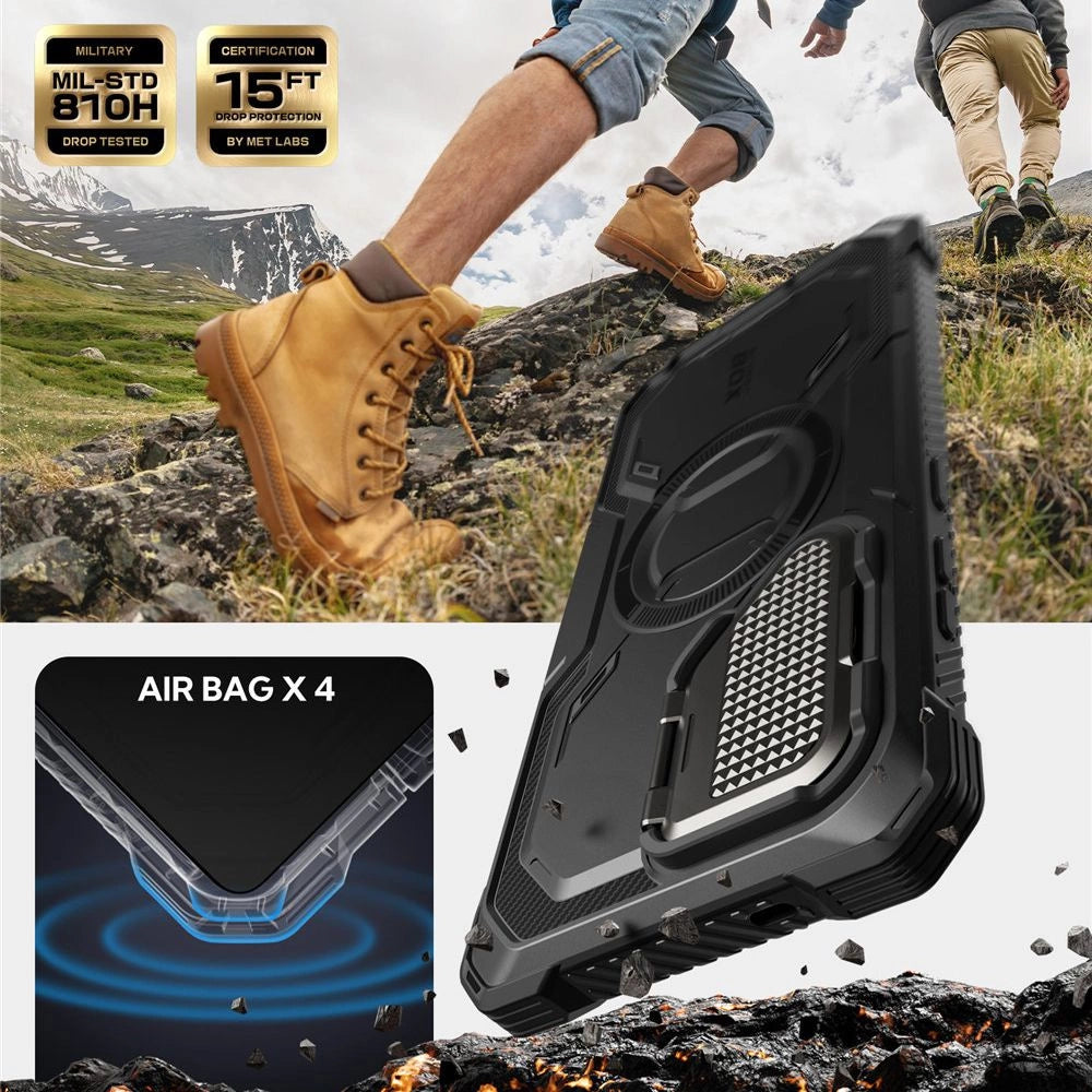 Etui Supcase IBLSN Armorbox Mag na Samsung Galaxy S25 Ultra - czarne – zdjęcie 3