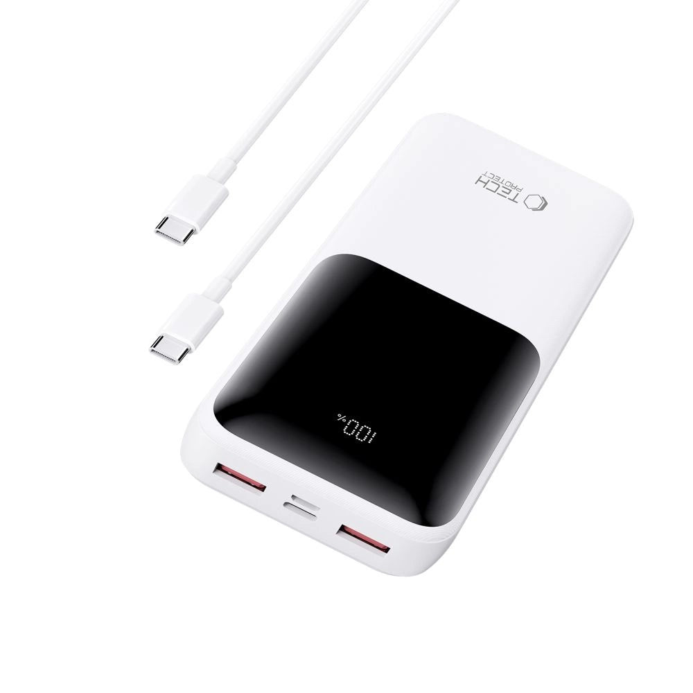 Powerbank Tech-Protect PB02 20000mAh 22.5W - biały – zdjęcie 4