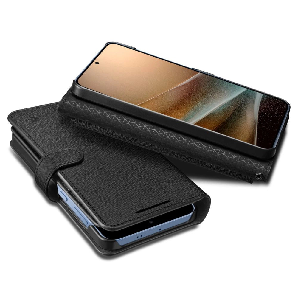 Etui Spigen Wallet "S" na Samsung Galaxy S25+ - czarne – zdjęcie 8