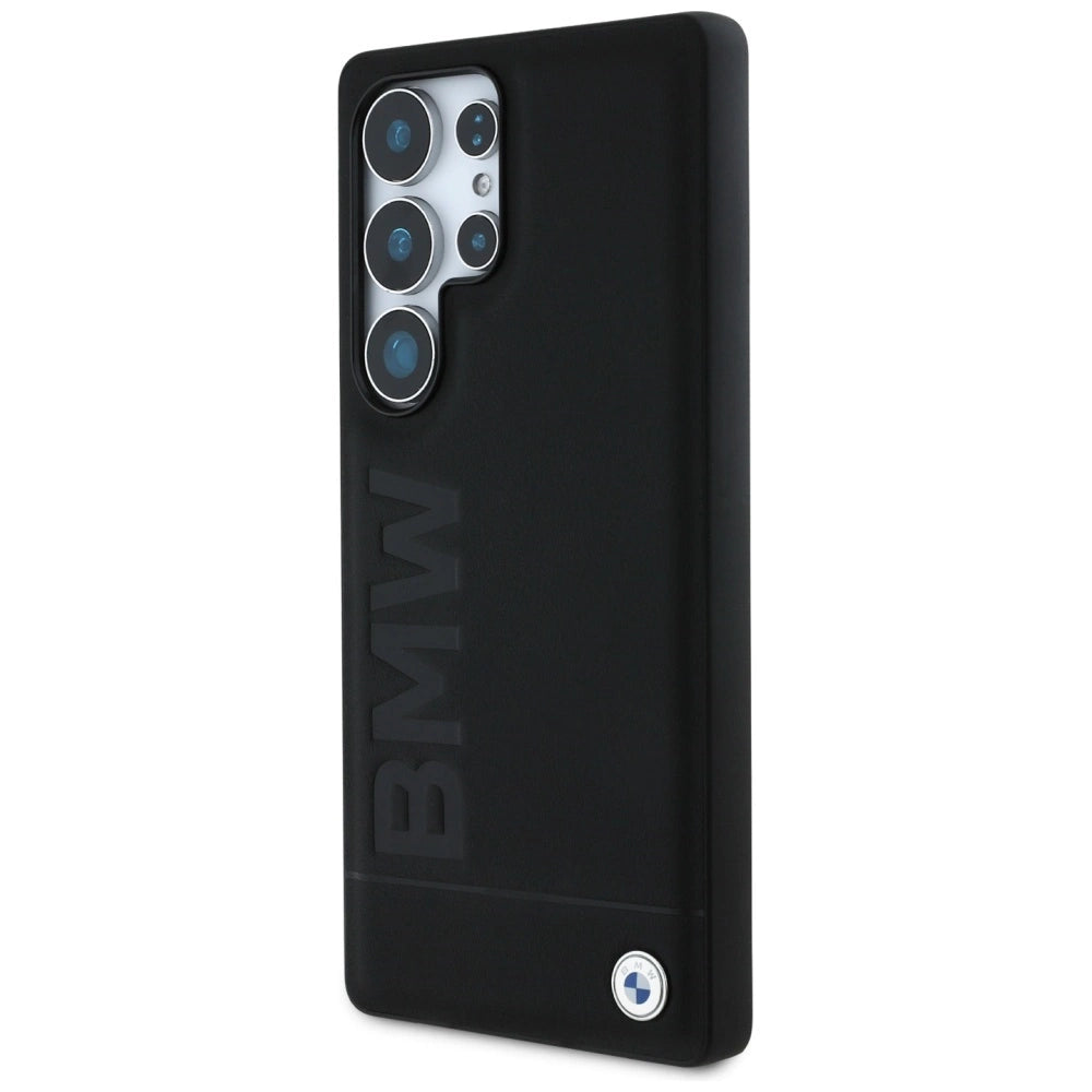 Etui BMW Leather Big Wordmark na Samsung Galaxy S25 Ultra - czarne – zdjęcie 2