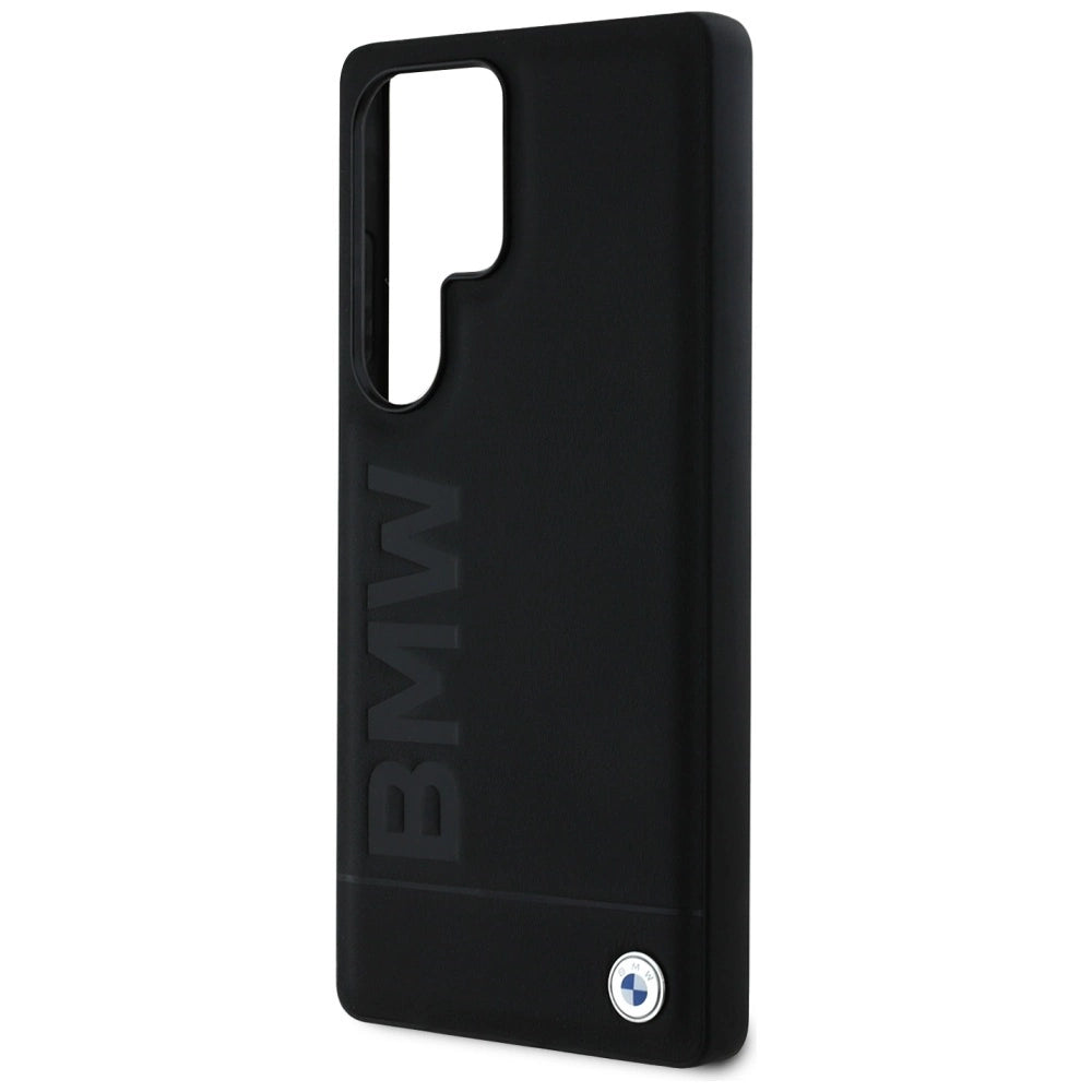 Etui BMW Leather Big Wordmark na Samsung Galaxy S25 Ultra - czarne – zdjęcie 6