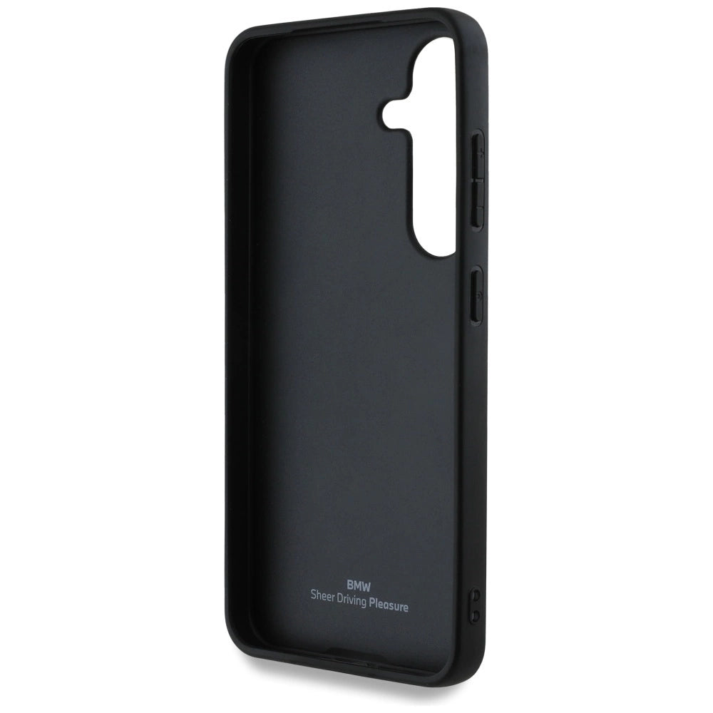 Etui BMW Leather Big Wordmark na Samsung Galaxy S25+ - czarne – zdjęcie 7