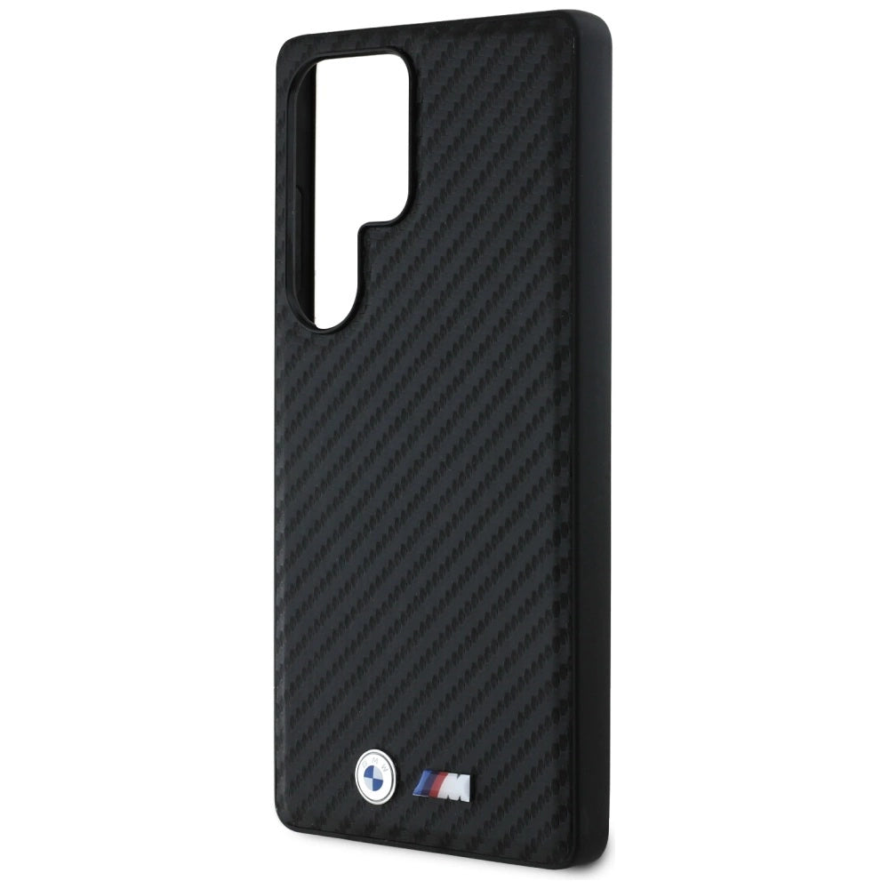 Etui BMW Leather Carbon MagSafe na Samsung Galaxy S25 Ultra - czarne – zdjęcie 6