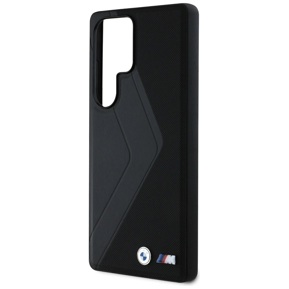 Etui BMW Leather Oversized Stripes na Samsung Galaxy S25 Ultra - czarne – zdjęcie 6