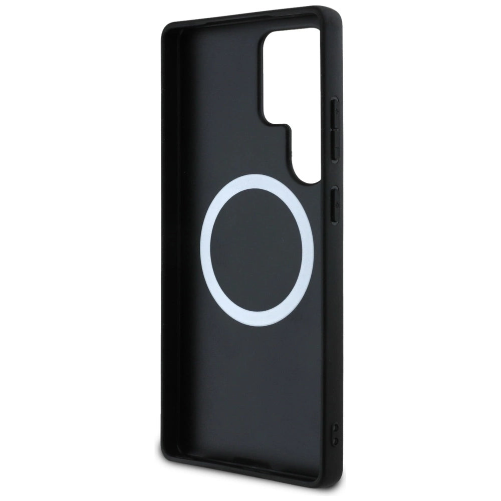Etui BMW Leather Oversized Stripes na Samsung Galaxy S25 Ultra - czarne – zdjęcie 7