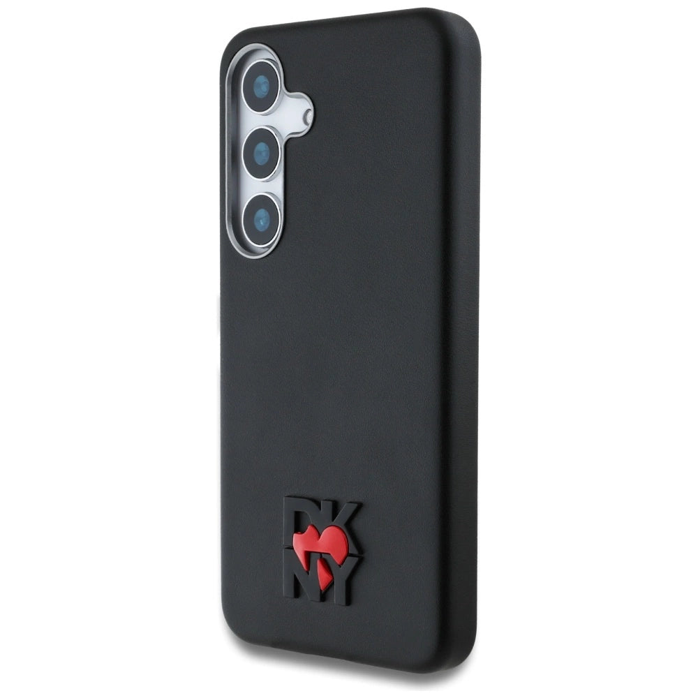 Etui DKNY Leather Heart of NY na Samsung Galaxy S25 - czarne – zdjęcie 2