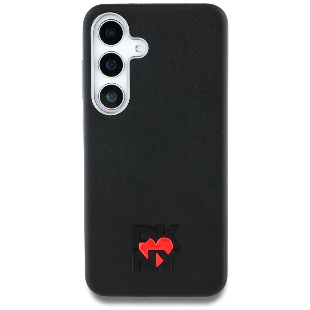 Etui DKNY Leather Heart of NY na Samsung Galaxy S25 - czarne – zdjęcie 3