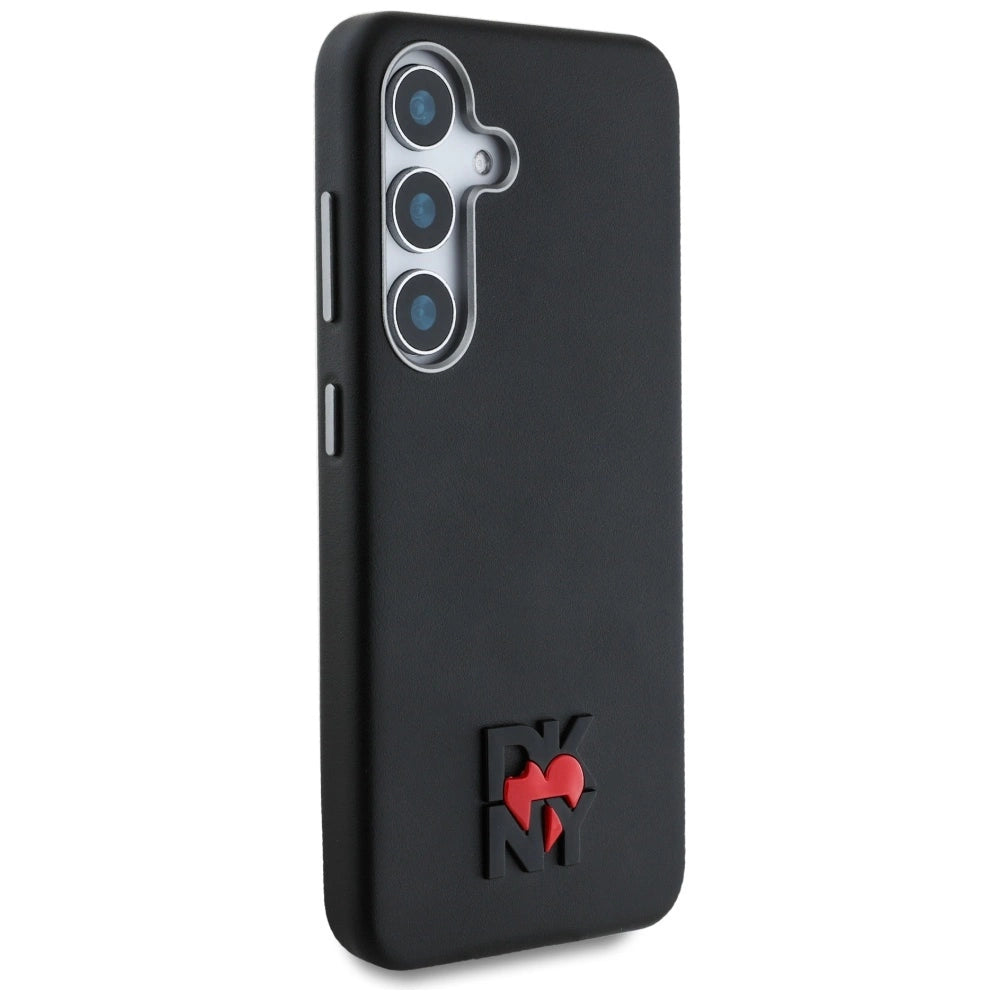 Etui DKNY Leather Heart of NY na Samsung Galaxy S25 - czarne – zdjęcie 4