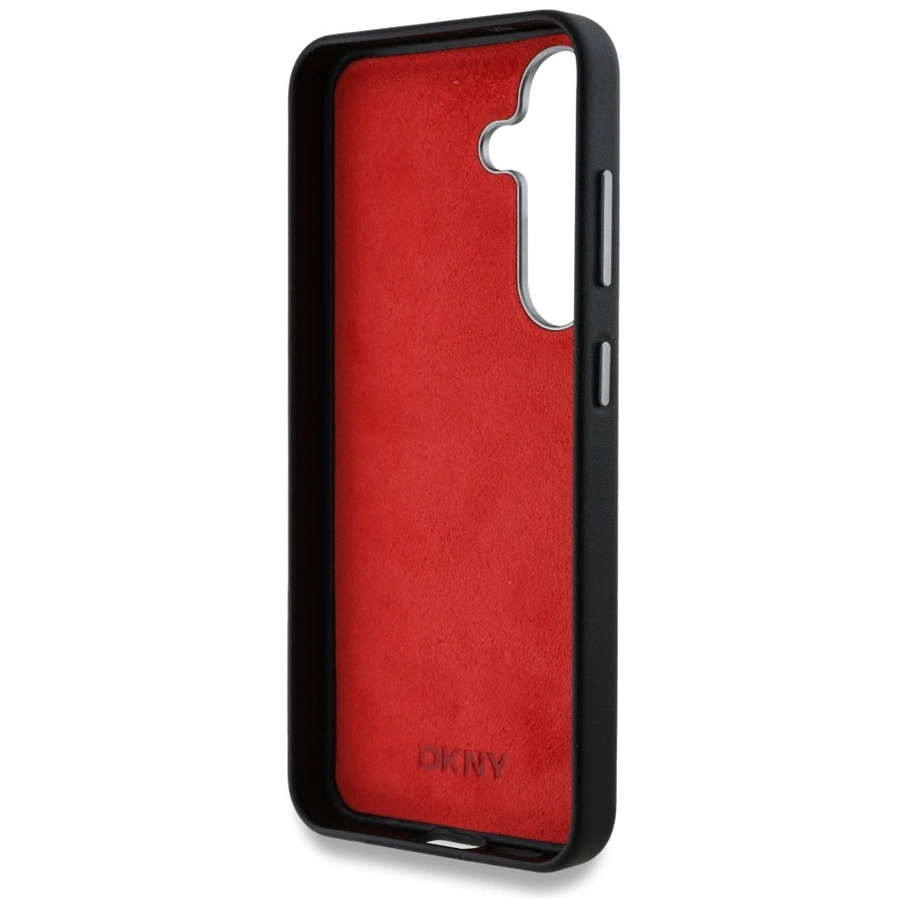 Etui DKNY Leather Heart of NY na Samsung Galaxy S25 - czarne – zdjęcie 7