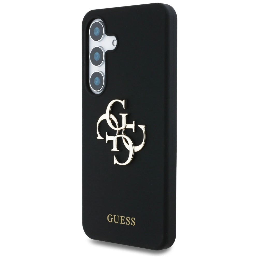 Etui Guess Silicone Big 4G Logo Bottom na Samsung Galaxy S25 - czarne – zdjęcie 2