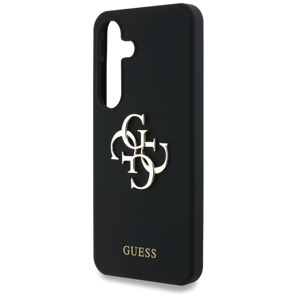Etui Guess Silicone Big 4G Logo Bottom na Samsung Galaxy S25 - czarne – zdjęcie 6