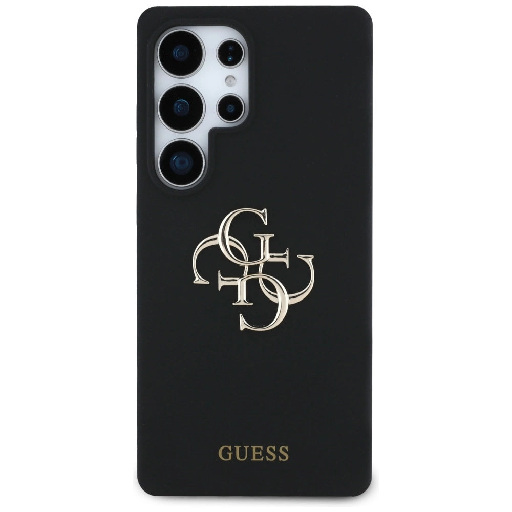 Etui Guess Silicone Big 4G Logo na Samsung Galaxy S25 Ultra - czarne – zdjęcie 3