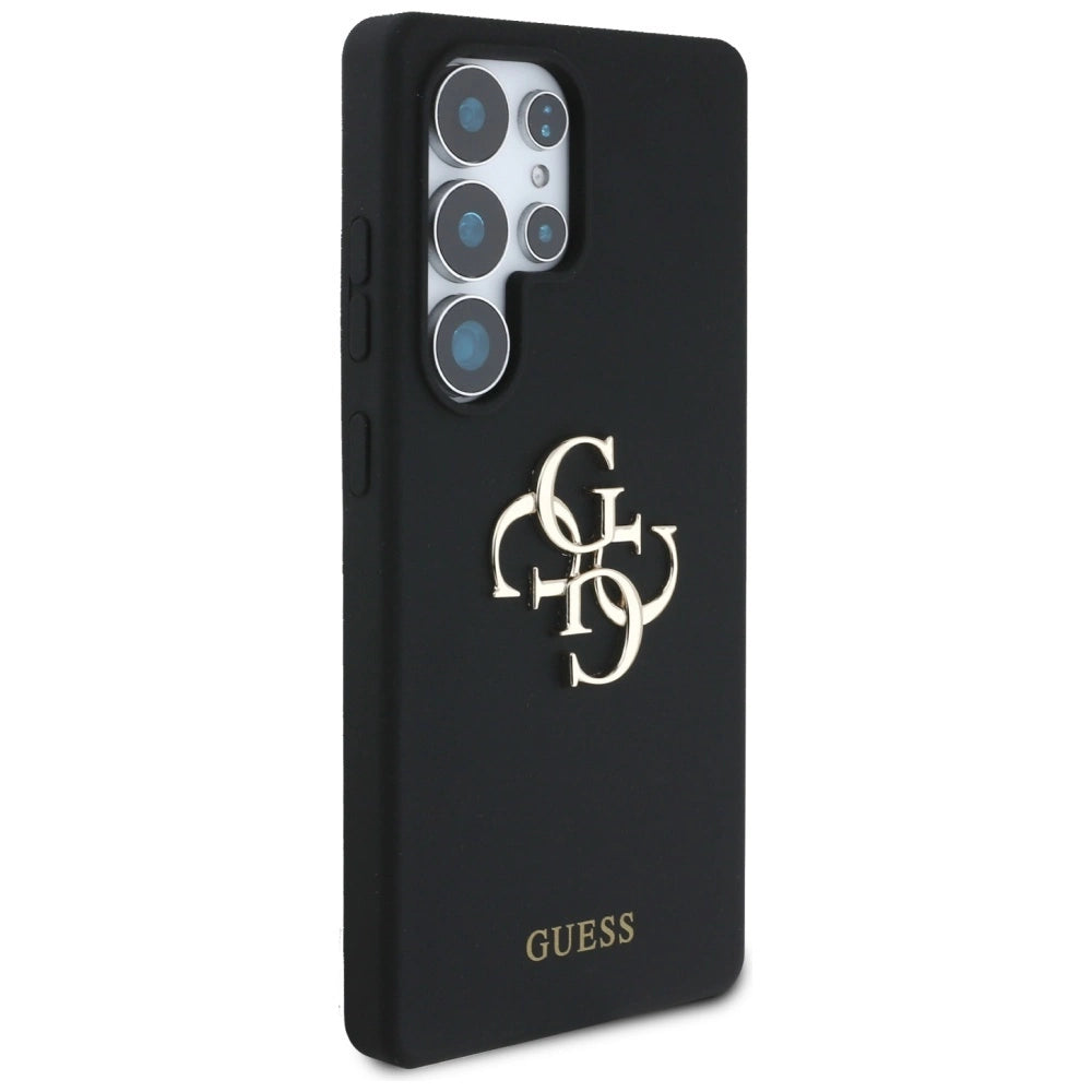 Etui Guess Silicone Big 4G Logo na Samsung Galaxy S25 Ultra - czarne – zdjęcie 4