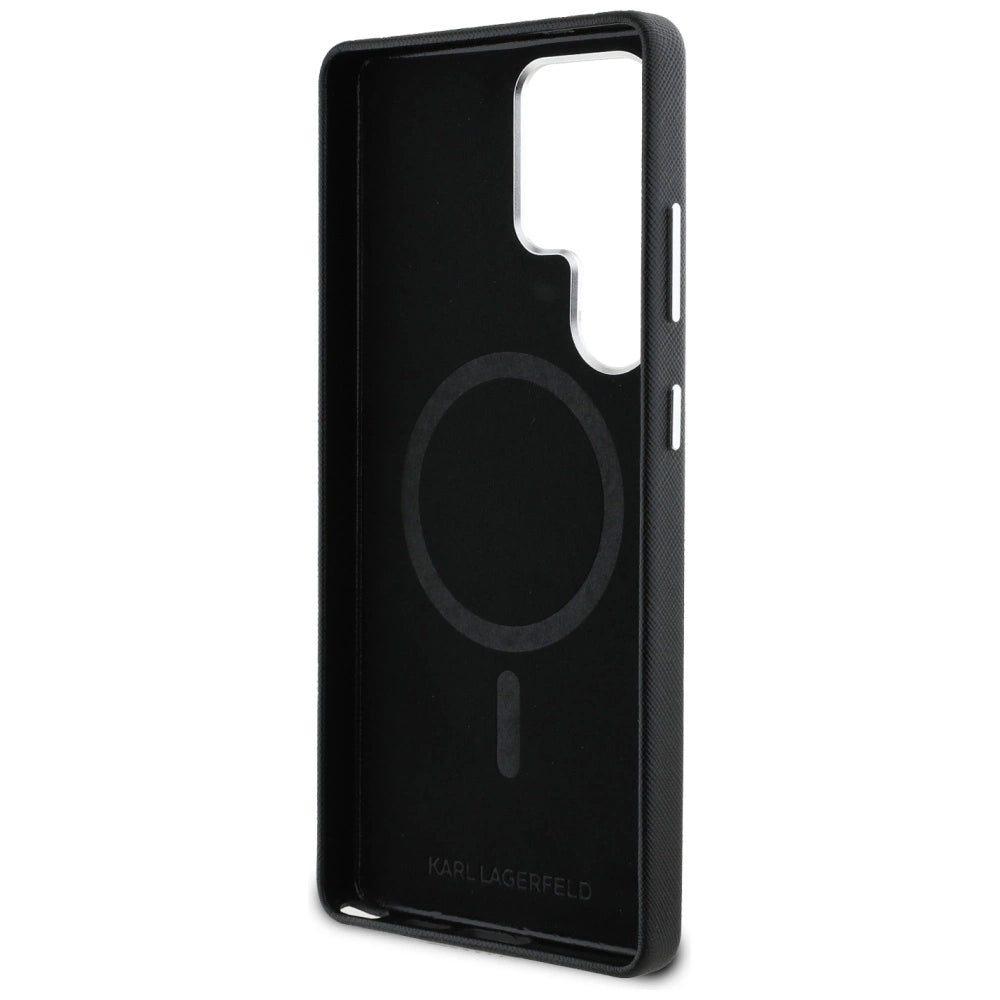Etui Karl Lagerfeld Saffiano Full na Samsung Galaxy S25 Ultra - czarne – zdjęcie 7