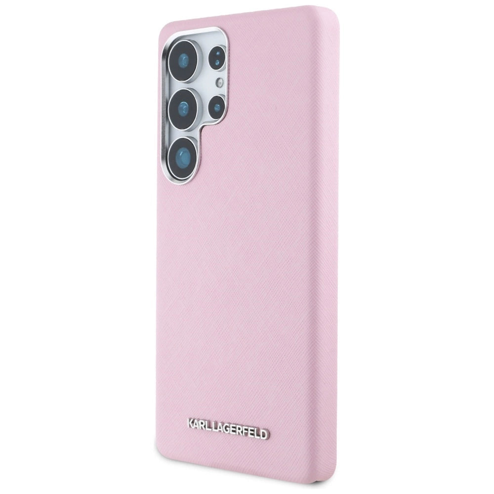 Etui Karl Lagerfeld Saffiano Full na Samsung Galaxy S25 Ultra - różowe – zdjęcie 2