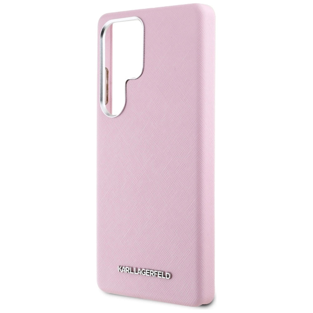 Etui Karl Lagerfeld Saffiano Full na Samsung Galaxy S25 Ultra - różowe – zdjęcie 6