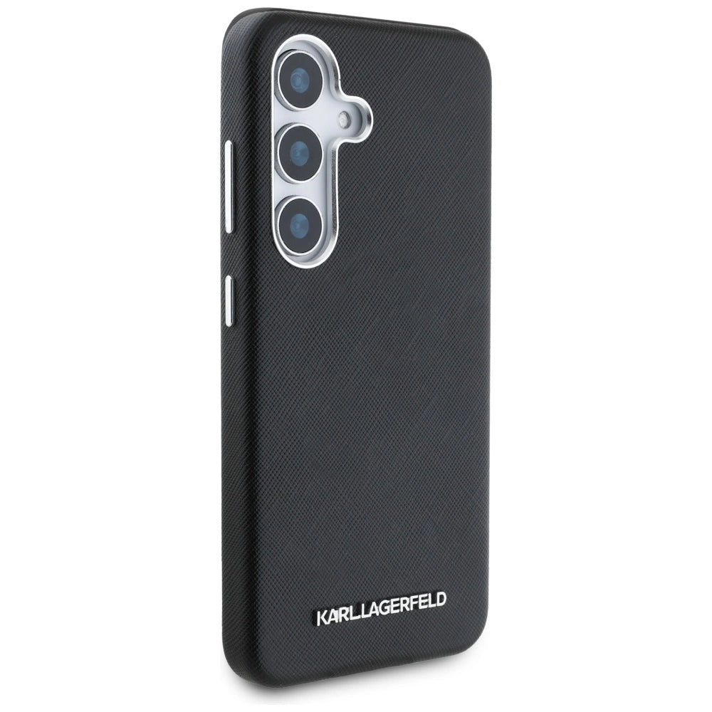 Etui Karl Lagerfeld Saffiano Full Wrapped na Samsung Galaxy S25+ - czarne – zdjęcie 4