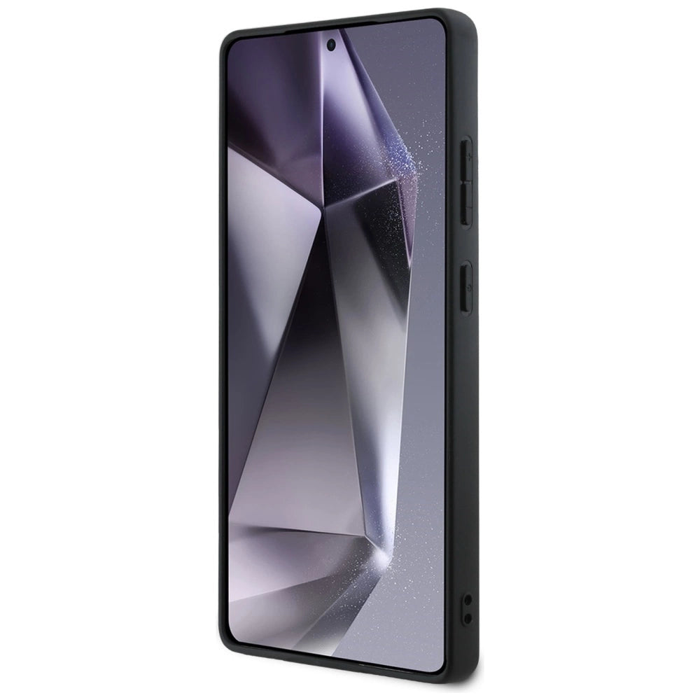 Etui Mercedes Leather Debossed Lines na Samsung Galaxy S25 Ultra - czarne – zdjęcie 5