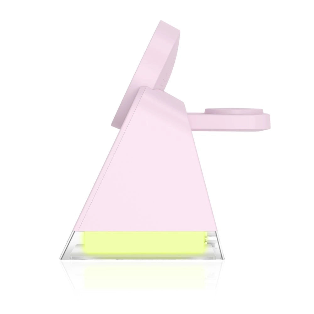 Ładowarka indukcyjna Tech-Protect QI15W-A43 3w1 MagSafe - różowa – zdjęcie 5