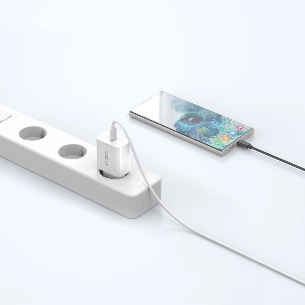 Ładowarka sieciowa Tech-Protect NC20W port USB-C - biała – zdjęcie 6