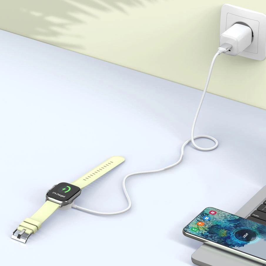 Ładowarka indukcyjna Tech-Protect UltraBoost do Apple Watch 1m - biała – zdjęcie 4