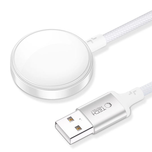 Ładowarka indukcyjna Tech-Protect UltraBoost do Apple Watch 1m - biała