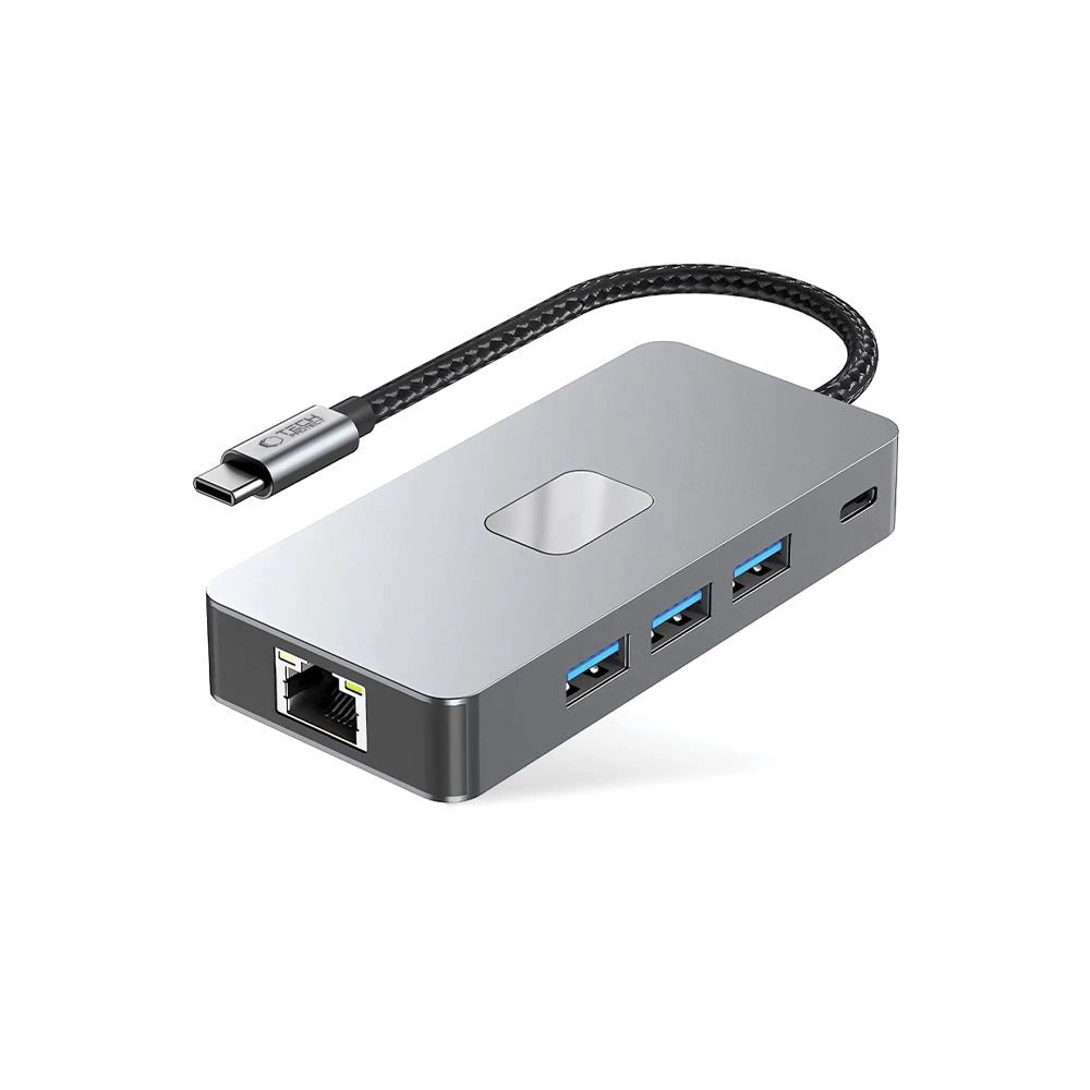 Adapter Tech-Protect HB05 HUB 9w1 USB-C + USB2.0 + USB3.0 + HDMI - szary
