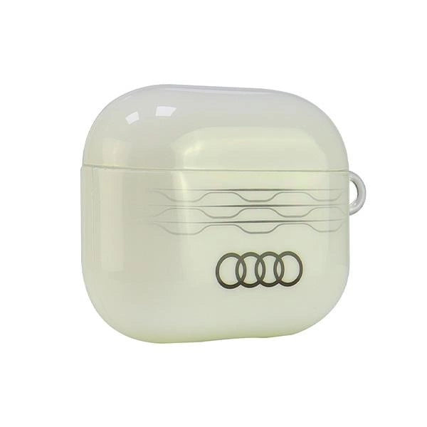 Etui Audi IML Geometric Pattern na AirPods 3 - białe – zdjęcie 4