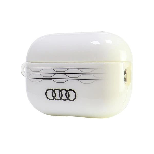 Etui Audi IML Geometric Pattern na AirPods Pro 2 - białe – zdjęcie 3