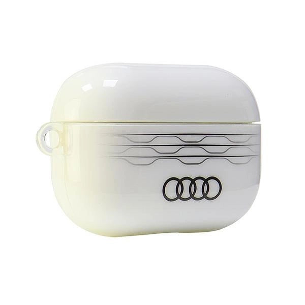 Etui Audi IML Geometric Pattern na AirPods Pro 2 - białe – zdjęcie 4
