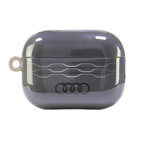 Etui Audi IML Geometric Pattern na AirPods Pro 2 - szare