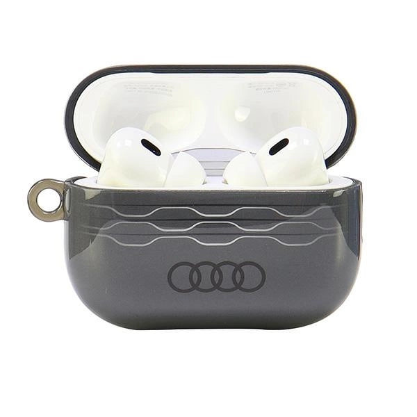 Etui Audi IML Geometric Pattern na AirPods Pro 2 - szare – zdjęcie 2