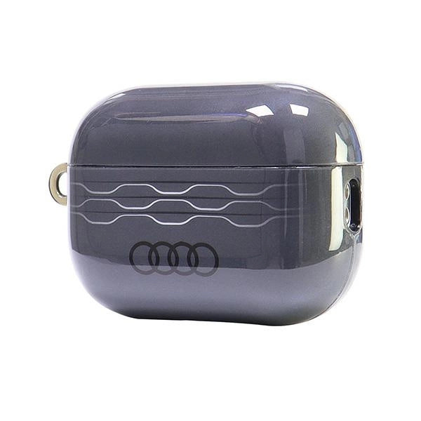 Etui Audi IML Geometric Pattern na AirPods Pro 2 - szare – zdjęcie 3
