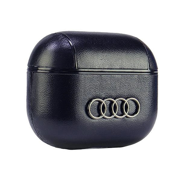 Etui Audi Leather Big Logo na AirPods 3 - czarne – zdjęcie 3