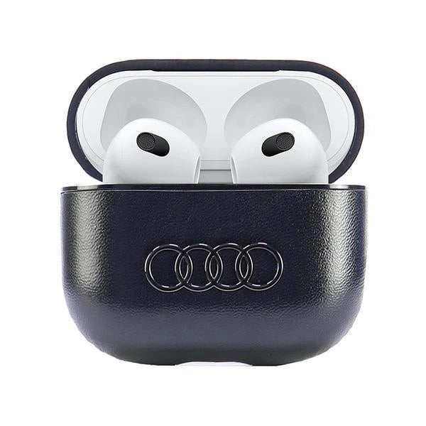 Etui Audi Leather Big Logo na AirPods 3 - czarne – zdjęcie 4