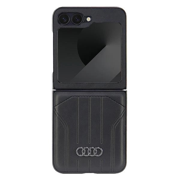 Etui Audi Synthetic Leather MagSafe na Samsung Galaxy Z Flip 6 - czarne