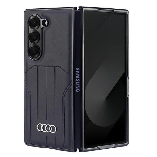 Etui Audi Synthetic Leather MagSafe na Samsung Galaxy Z Fold 6 - czarne