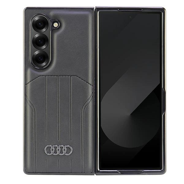 Etui Audi Synthetic Leather MagSafe na Samsung Galaxy Z Fold 6 - czarne – zdjęcie 2
