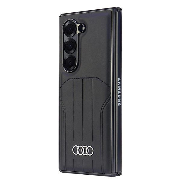Etui Audi Synthetic Leather MagSafe na Samsung Galaxy Z Fold 6 - czarne – zdjęcie 6