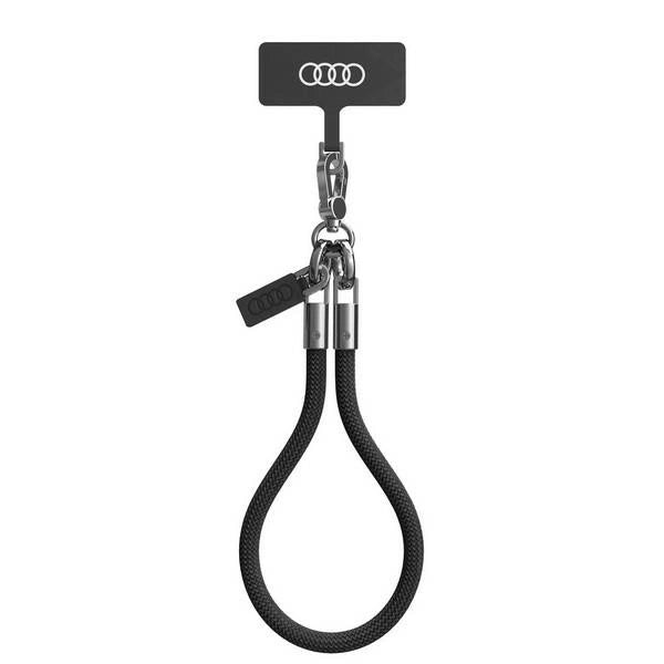 Smycz Audi Crossbody uniwersalna 28cm x 8mm - czarna