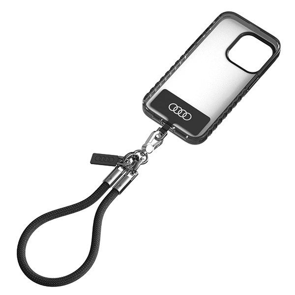 Smycz Audi Crossbody uniwersalna 28cm x 8mm - czarna – zdjęcie 2