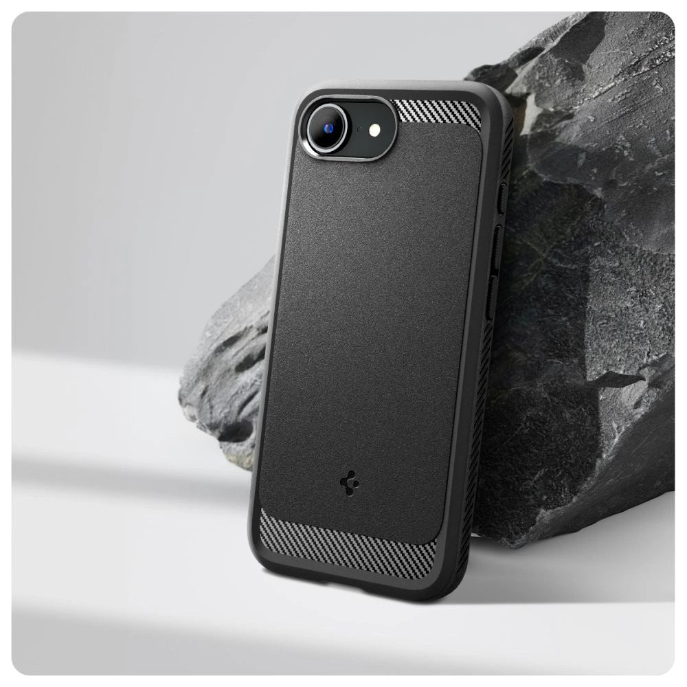 Etui Spigen Rugged Armor MagSafe na iPhone 16e / 17e- czarne – zdjęcie 10