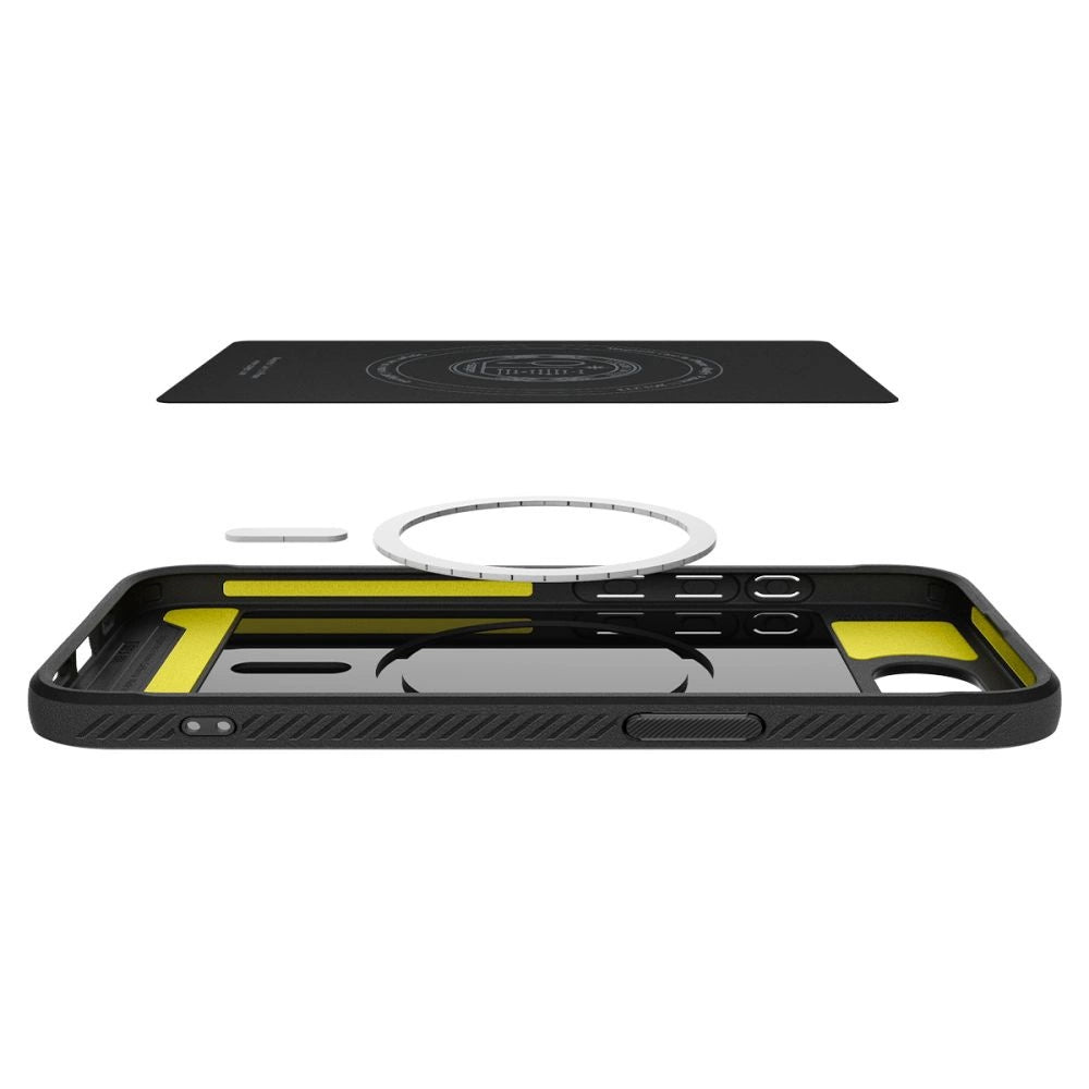 Etui Spigen Rugged Armor MagSafe na iPhone 16e / 17e- czarne – zdjęcie 8