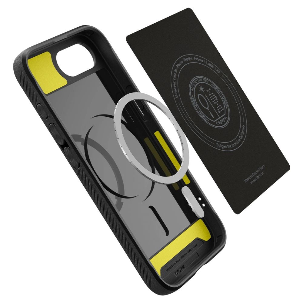 Etui Spigen Rugged Armor MagSafe na iPhone 16e / 17e- czarne – zdjęcie 9