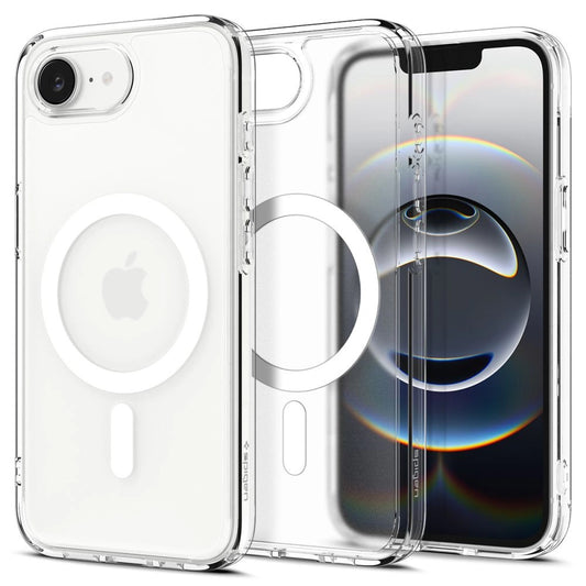 Etui Spigen Ultra Hybrid na iPhone 16e / 17e- białe, półprzezroczyste