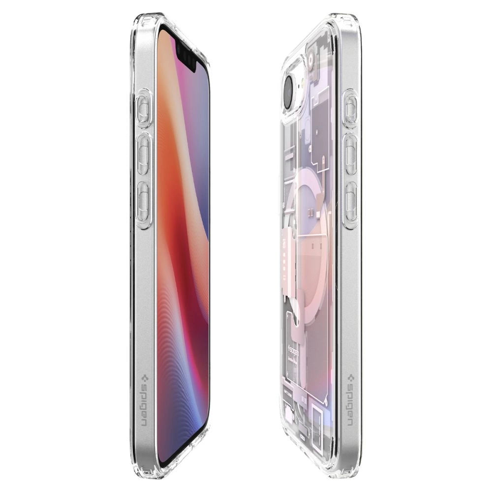 Etui Spigen Ultra Hybrid MagSafe na iPhone 16e / 17e Zero One - białe – zdjęcie 9