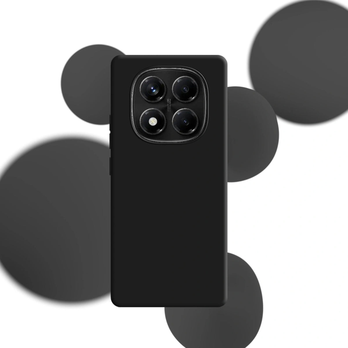 Etui 3mk Silicone Case na Xiaomi Redmi Note 14 Pro 5G - czarne – zdjęcie 3