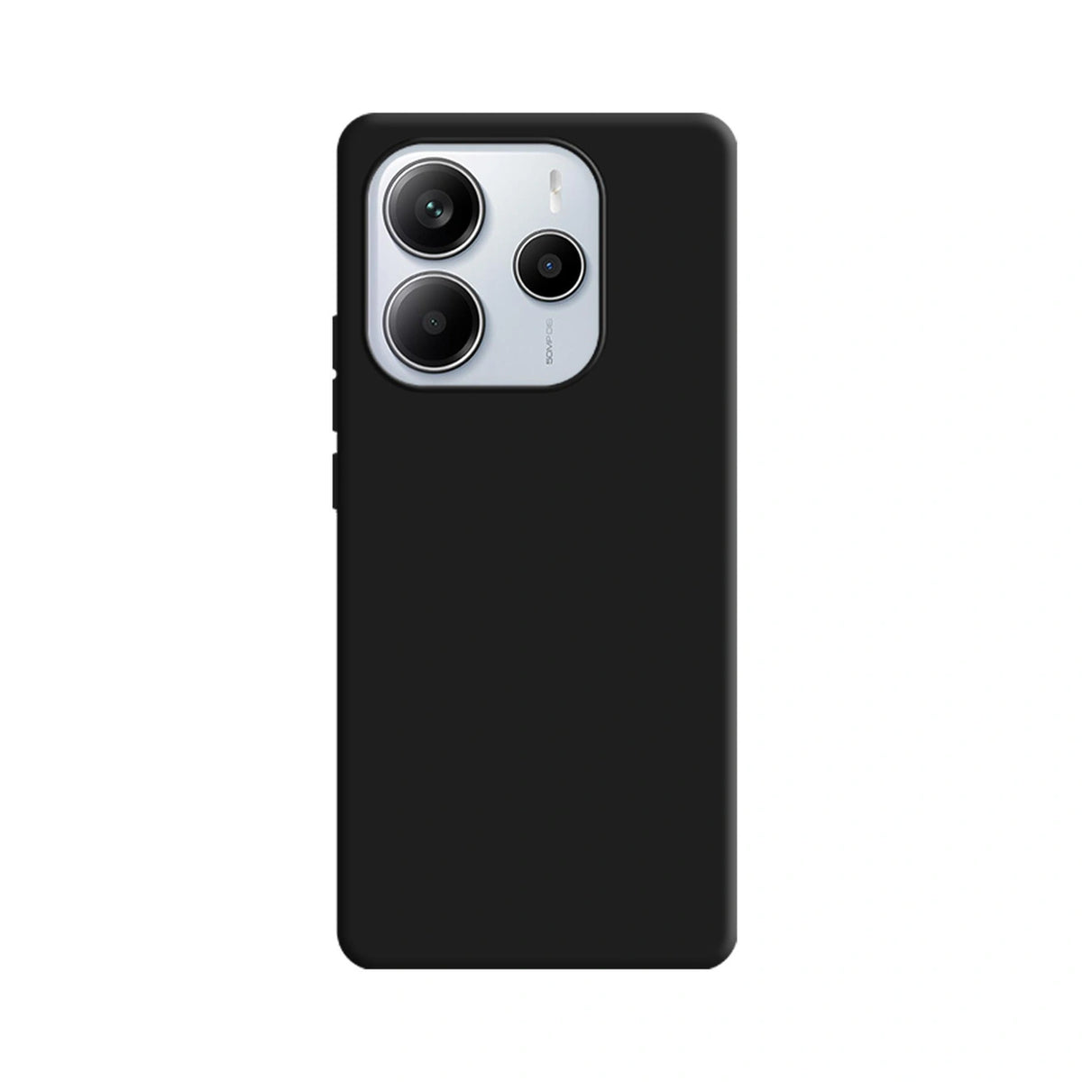 Etui 3mk Silicone Case na Xiaomi Redmi Note 14 5G - czarne – zdjęcie 2