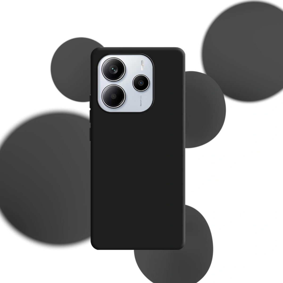 Etui 3mk Silicone Case na Xiaomi Redmi Note 14 5G - czarne – zdjęcie 6